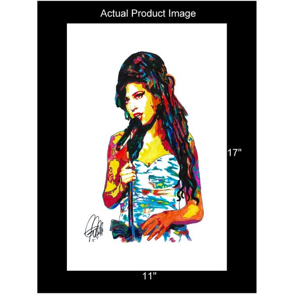 Amy Winehouse Singer Soul Music Print Poster Wall Art 11x17 - Picture 2 of 5